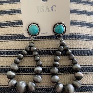 Western Earrings with Turquoise